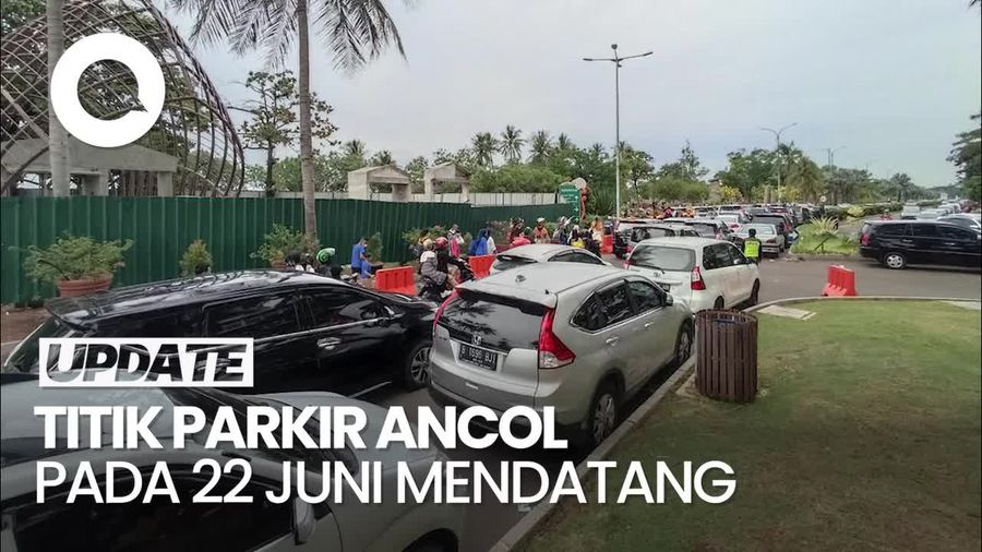 Sejumlah Titik Parkir Ancol saat HUT ke-497 Jakarta