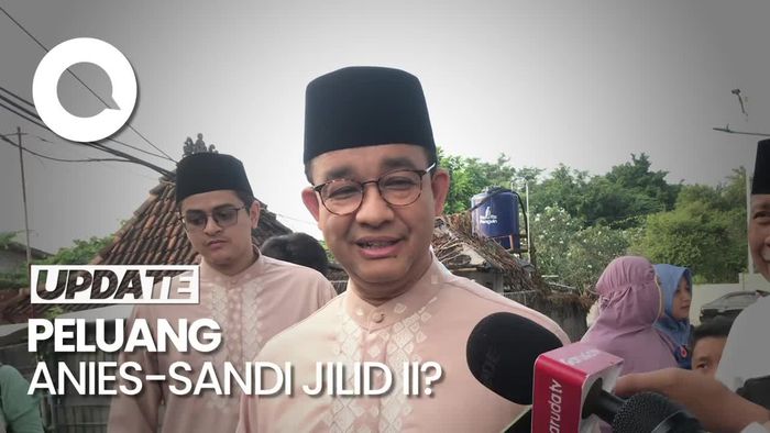 Kata Anies soal Peluang Duet dengan Sandiaga di Pilgub Jakarta