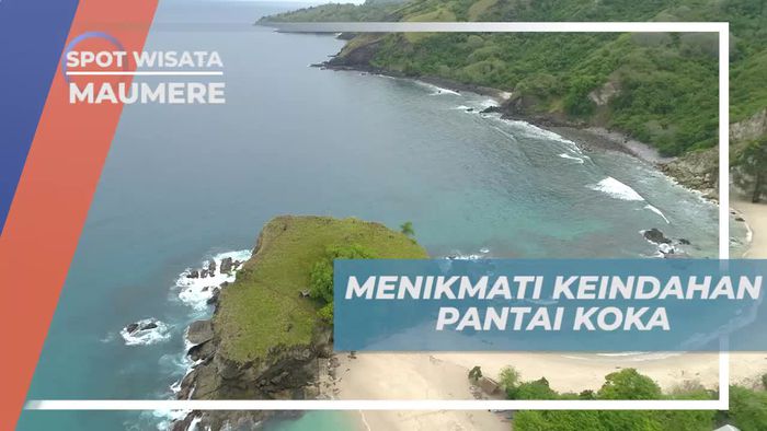 Bersantai Sejenak Menikmati Keindahan Pantai Koka Maumere