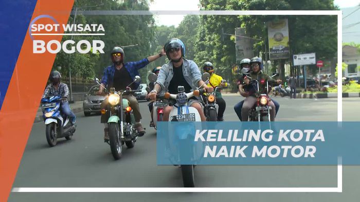 Naik Motor Menikmati Keindahan Panorama Kota Bogor