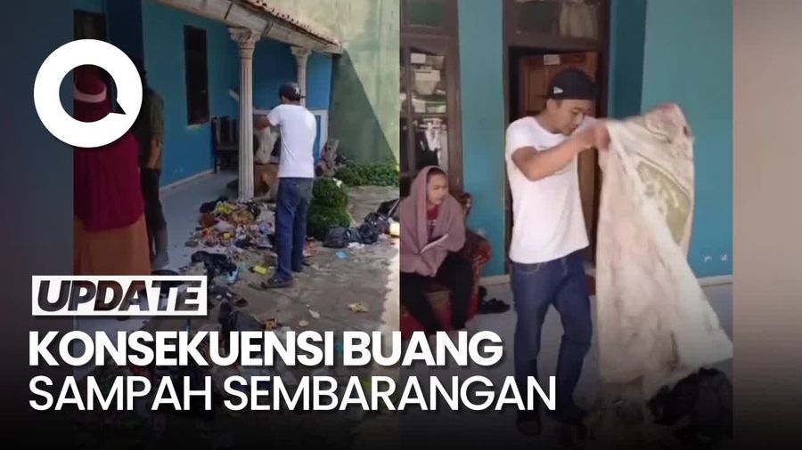 Aksi Warga Sumedang Kembalikan Sampah yang Dibuang Sembarangan Pemiliknya