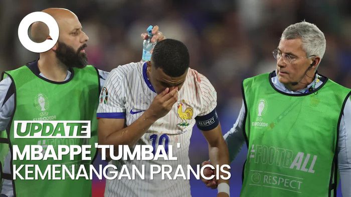 Mbappe Berdarah-darah Saat Prancis Sikat Austria