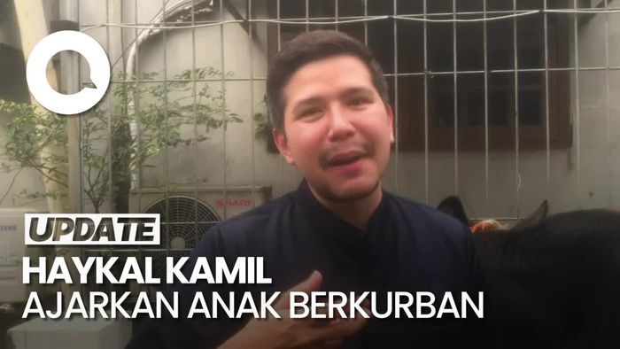 Momen Haykal Kamil Ajak Anak Berkurban