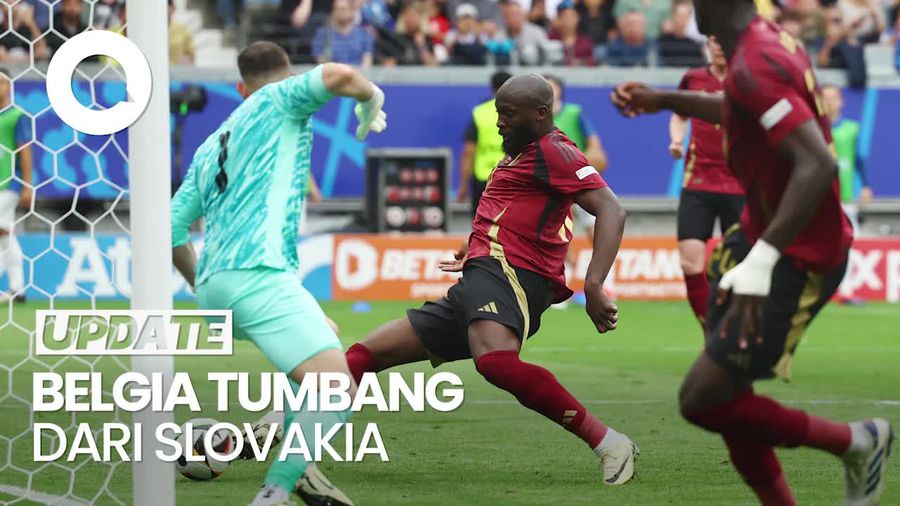 Sesal Belgia Kalah dari Slovakia, 2 Gol Lukaku Dianulir VAR