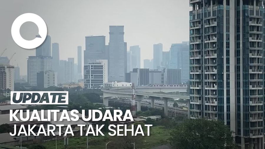 Kualitas Udara Jakarta Tak Sehat Pagi Ini, Tertinggi di Dunia