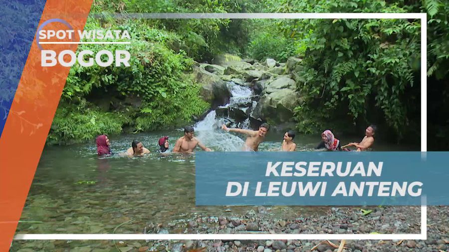 Adu Ketangkasan Tarik Tambang di Leuwi Anteng Bogor