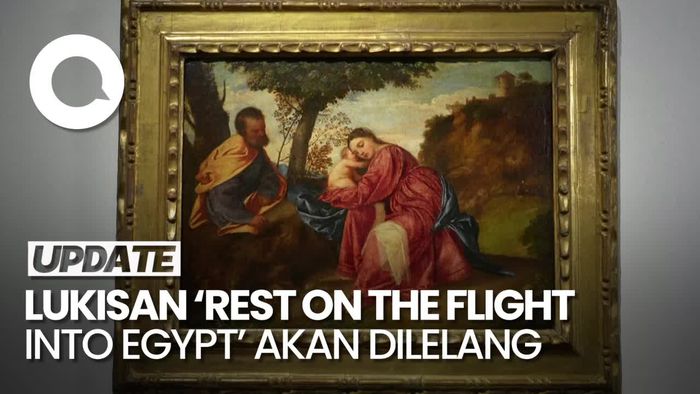 Karya Titian yang Dicuri Rest on the Flight into Egypt Akan Dilelang