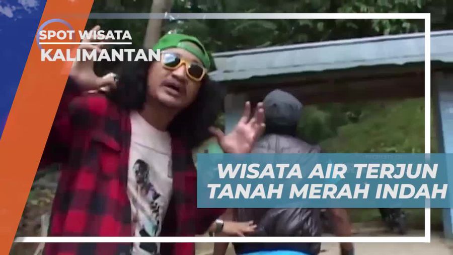 Berkunjung ke Wisata Air Terjun Tanah Merah Indah Samarinda