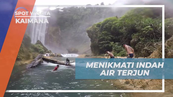 Menikmati Panorama Indah Air Terjun Karawawi Kaimana Papua Barat 