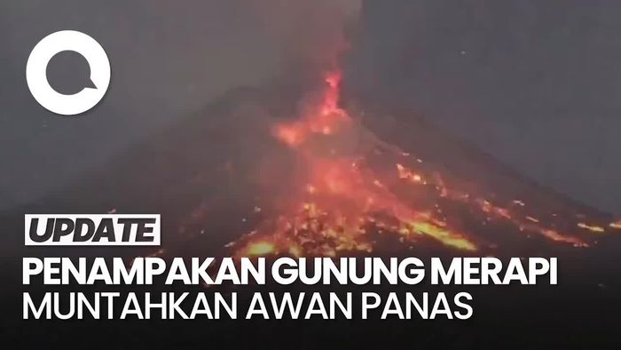 Gunung Merapi Muntahkan Awan Panas, Warga Diimbau Menjauh