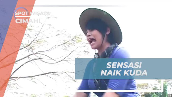 Mencoba Sensasi Menunggangi Kuda di Cimahi