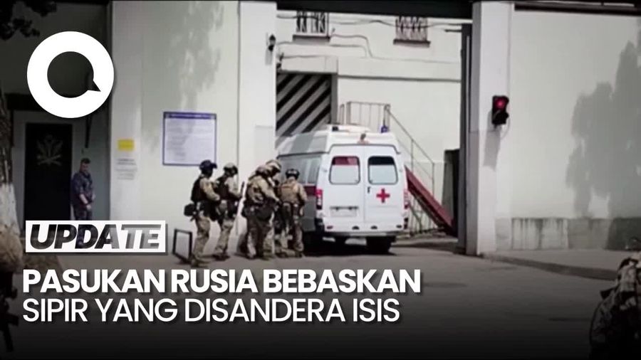 Momen Pasukan Khusus Rusia Bebaskan 2 Sipir yang Disandera Napi ISIS