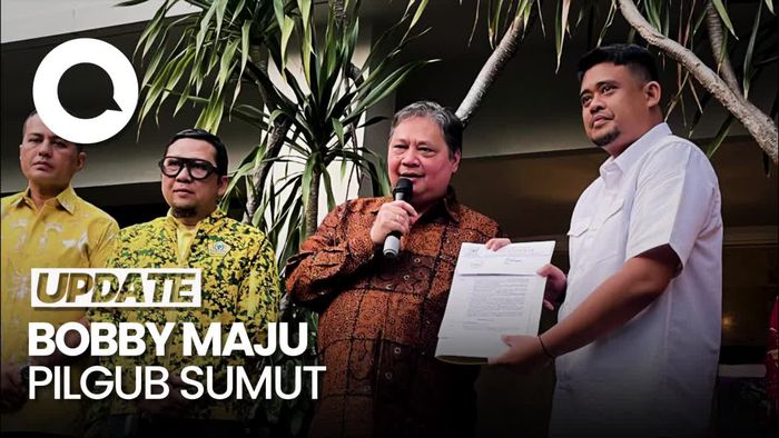 Airlangga Bebaskan Bobby Nasution Pilih Wakilnya Sendiri