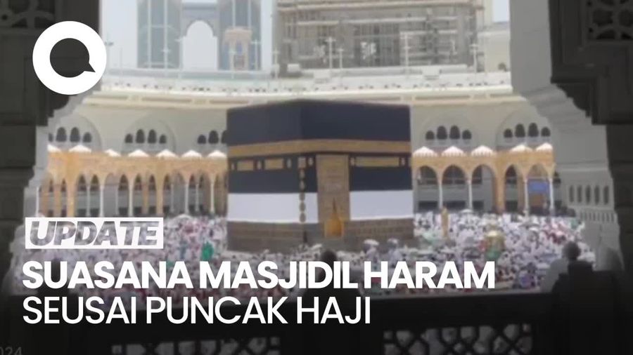 Masjidil Haram Penuh, Banyak Jemaah Ramai-ramai Tawaf Ifadah