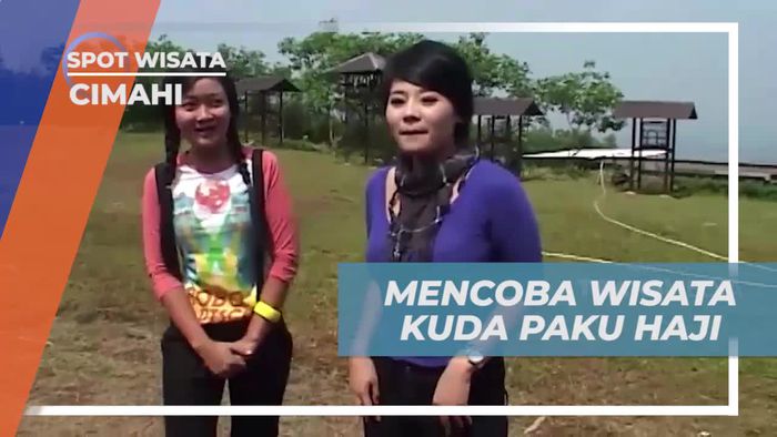 Mengenakan Sepatu dan Alat Keselamatan Sebelum Naik Kuda, Cimahi