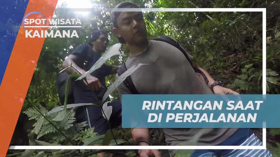 Menyusuri Hutan Menuju Air Terjun Karawawi Kaimana Papua Barat