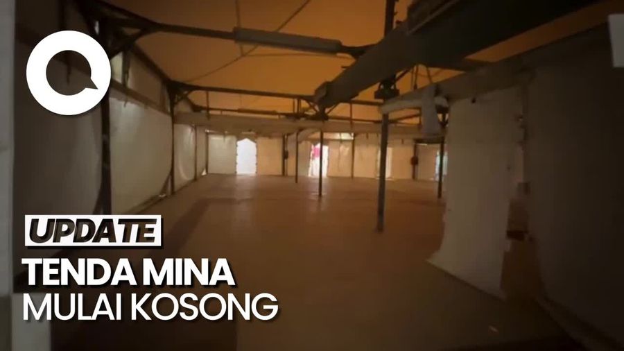 Tenda Mina Mulai Ditinggalkan Jemaah Haji Nafar Awal