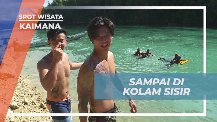 Menikmati Suasana Asri Kolam Sisir Kaimana Papua Barat 