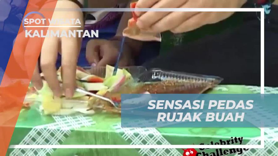 Menikmati Sensasi Pedas Rujak Buah, Samarinda
