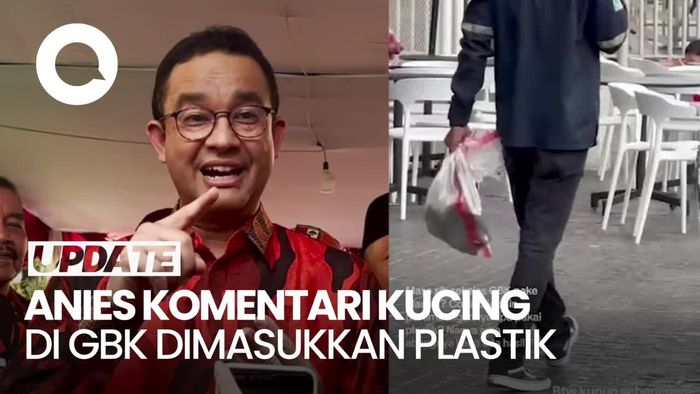 Anies soal Kucing Liar di GBK Dimasukkan Plastik: Jauh dari Nilai Beradab