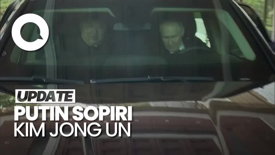 Momen Putin Sopiri Kim Jong Un di Pyongyang