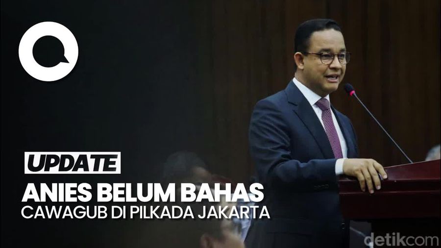 Anies Tegaskan Belum Bahas Cawagub: Lihat Nanti Saja