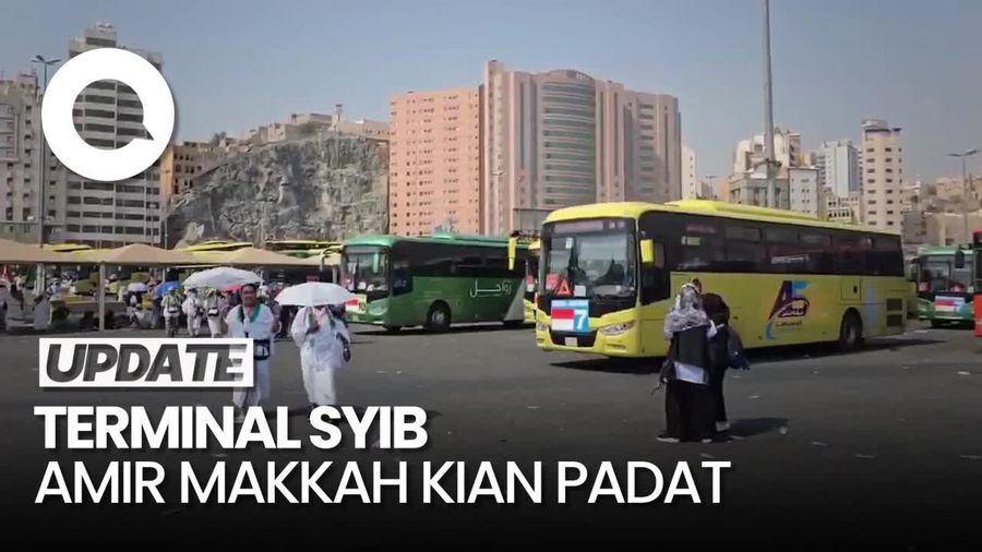 Terminal Syib Amir Makkah Kian Padat Jelang Puncak Haji