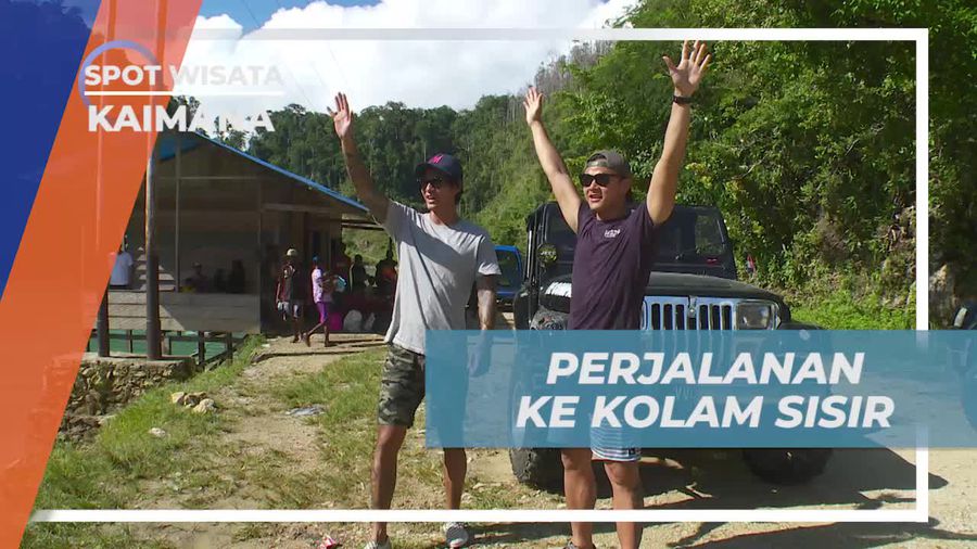 Perjalanan Menuju Kolam Sisir Kaimana Papua Barat 