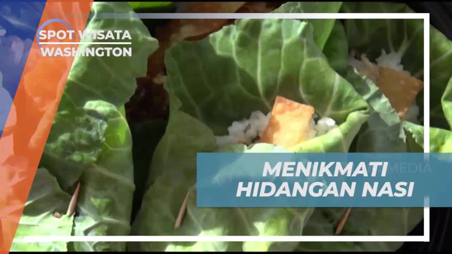 Menikmati Hidangan Nasi Berbalut Daun Swiss Chard di Washington
