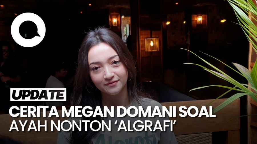 Reaksi Ayah Megan Domani saat Nonton Film Algrafi