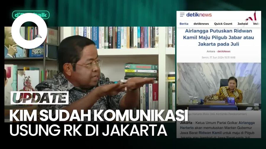 Parpol KIM Sudah Komunikasi Soal Wacana Usung Ridwan Kamil di Pilgub Jakarta