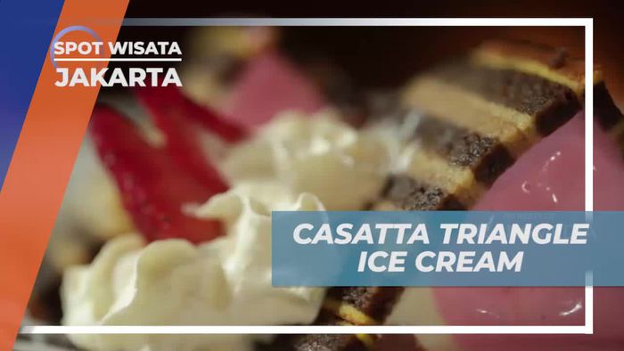 Mencicipi Sensasi Segar Cassata Triangle, Ice Cream 3 Rasa Berbalut Whip Cream, Jakarta