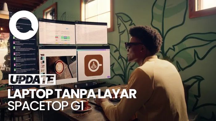 Melihat Wujud Laptop Tanpa layar Pertama di Dunia