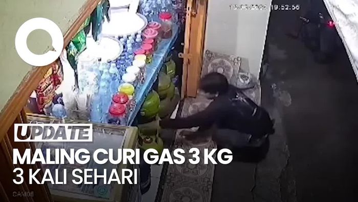 Viral Maling Curi Tabung Gas 3 Kg di Bogor 3 Kali Sehari