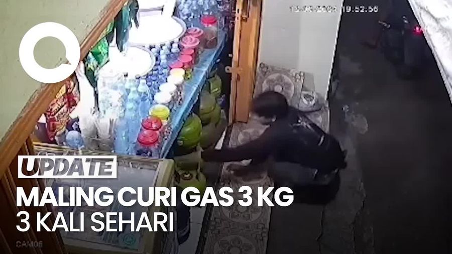 Viral Maling Curi Tabung Gas 3 Kg di Bogor 3 Kali Sehari