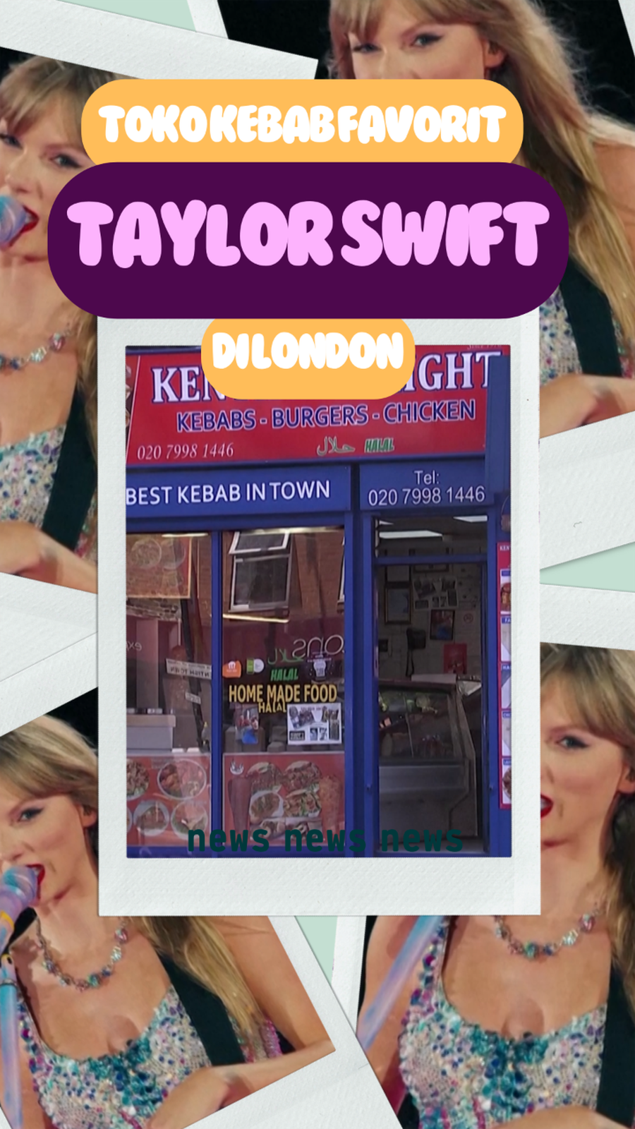Ini Menu Kebab Favorit Taylor Swift di London