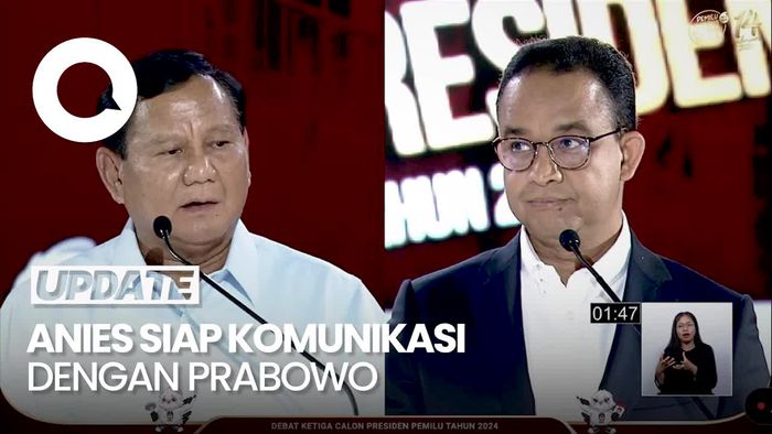 Anies Buka Peluang Bertemu Prabowo Jelang Pilgub Jakarta