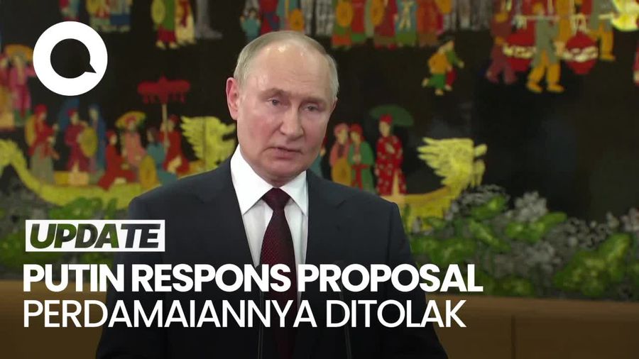 Respons Putin Seusai Proposal Perdamaian dengan Ukraina Ditolak
