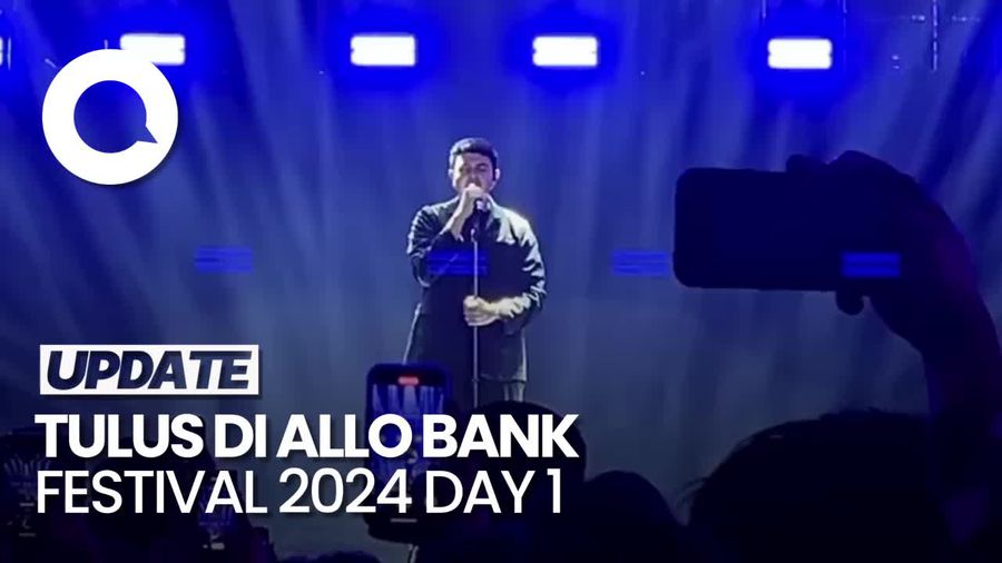 Tulus Sukses Buat Penonton Terbawa Suasana di Allo Bank Festival 2024 Day 1