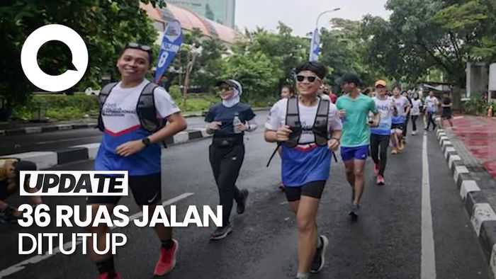 Besok Ada Jakarta International Marathon, Cek Jalan yang Ditutup di Sini!