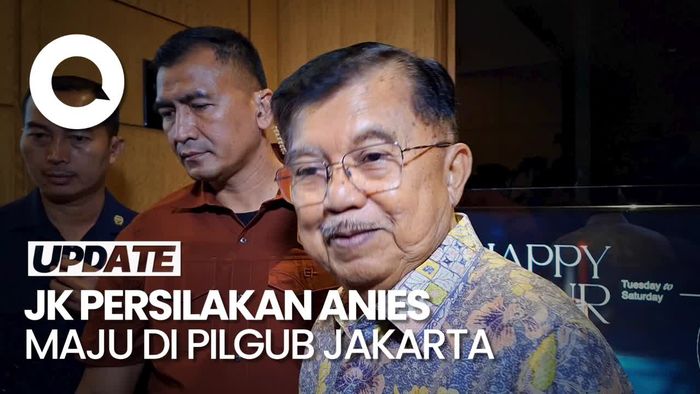 Respons JK soal Anies Maju di Pilgub Jakarta Lagi: Silakan Saja