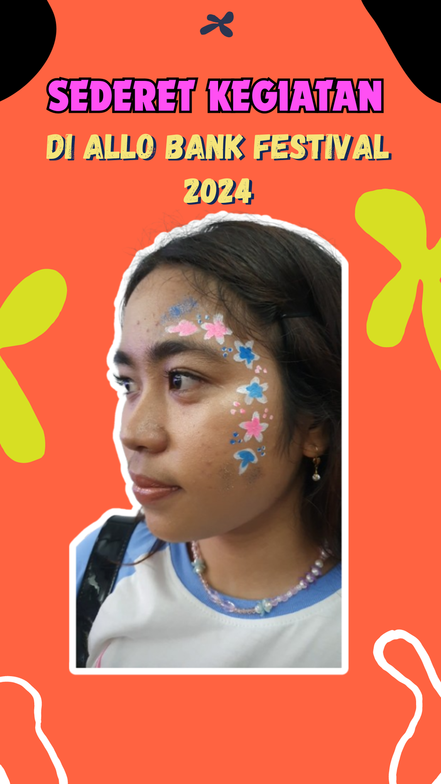 Face Painting hingga Fake Nail Art Lucu di Allo Bank Festival 2024