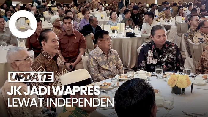 Canda JK Jadi Wapres 2 Kali Lewat Independen, Tapi Kalah saat Diusung Golkar
