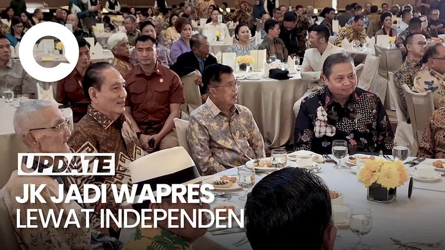 Canda JK Jadi Wapres 2 Kali Lewat Independen, Tapi Kalah saat Diusung Golkar