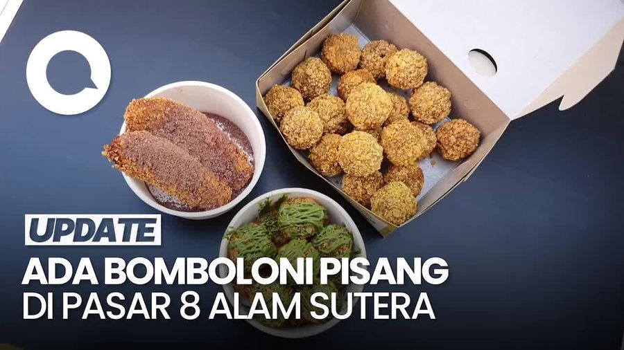 Bomboloni Pisang dengan Aneka Topping yang Menggugah Selera