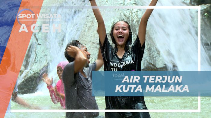 Berpetualang Mengeksplore Keindahan Air Terjun Kuta Malaka, Aceh