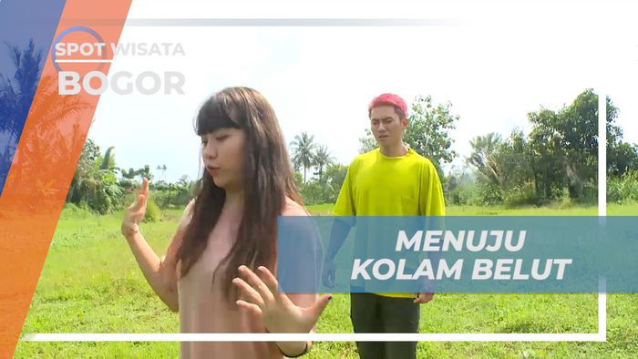 Menyusuri Jalan, Membelah Persawahan Menuju Kolam Belut, Bogor