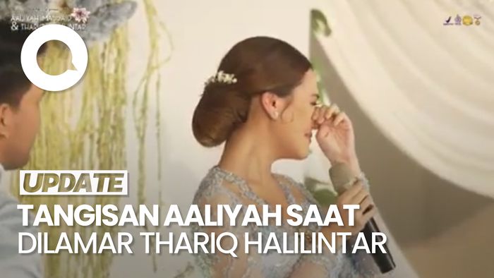  Aaliyah Ungkap Hal yang Buatnya Menangis saat Dilamar Thariq Halilintar