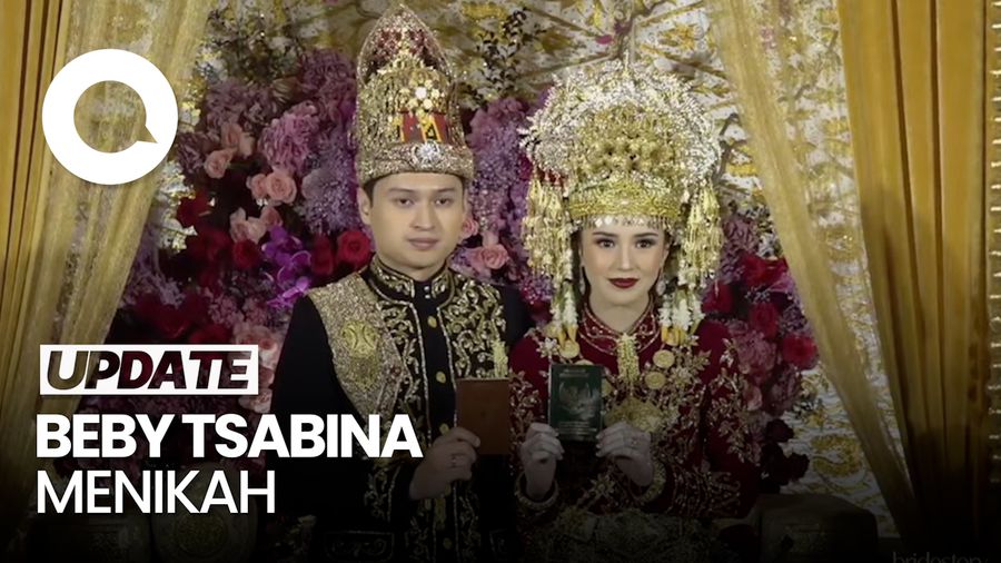 Beby Tsabina dan Kekasihnya Resmi Menikah