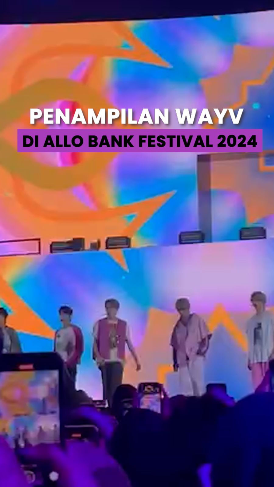 WayV Sukses Hibur WayZenNi di Allo Bank Festival 2024